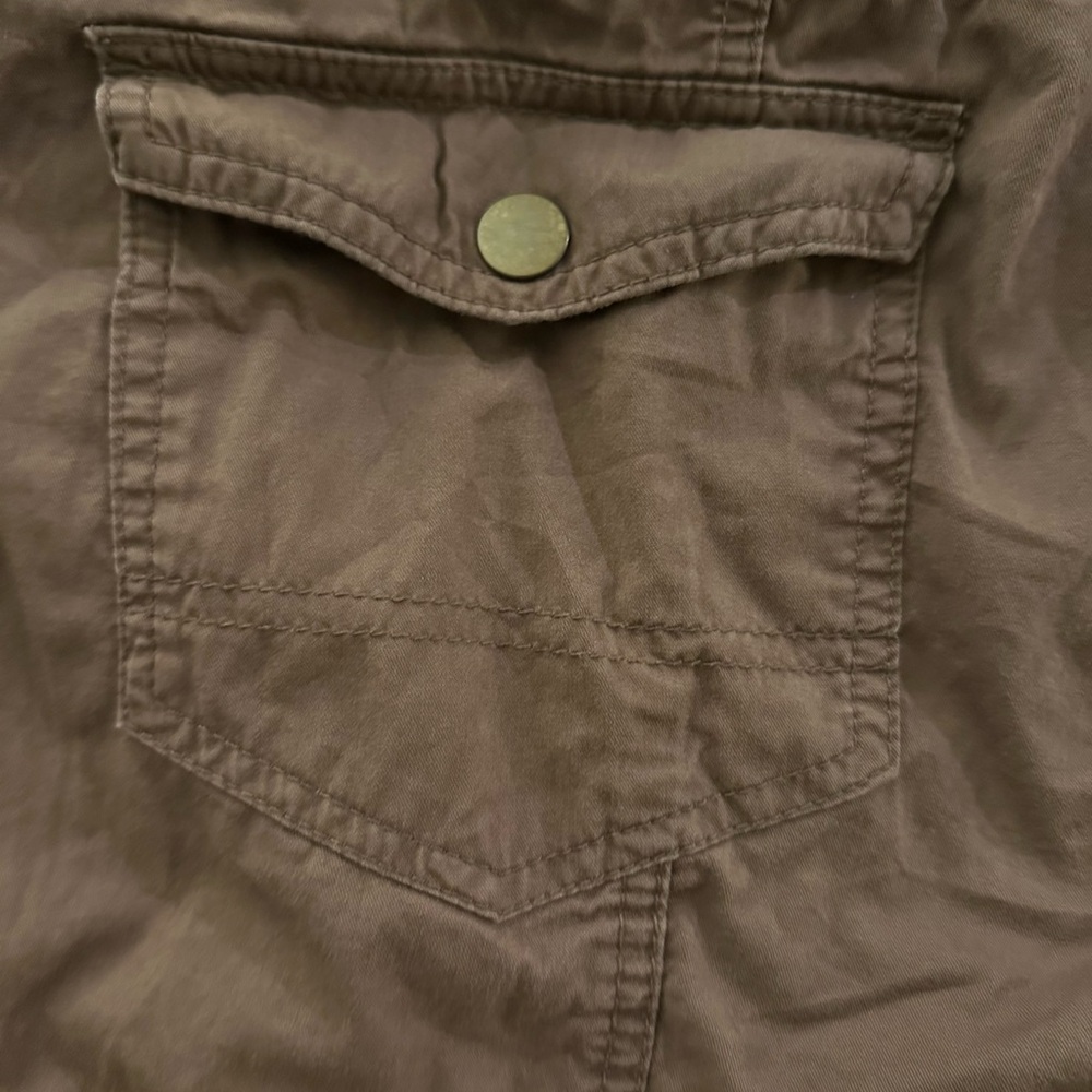 Christopher & Banks Women's Tan Cargo Shorts - Picture 5 of 7